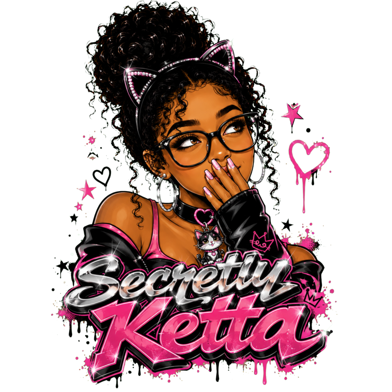 Secretly Ketta signature portrait design