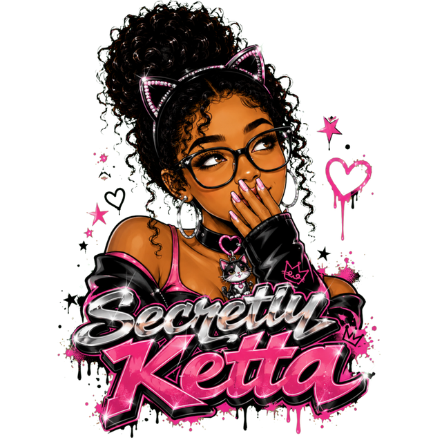 Secretly Ketta signature portrait design