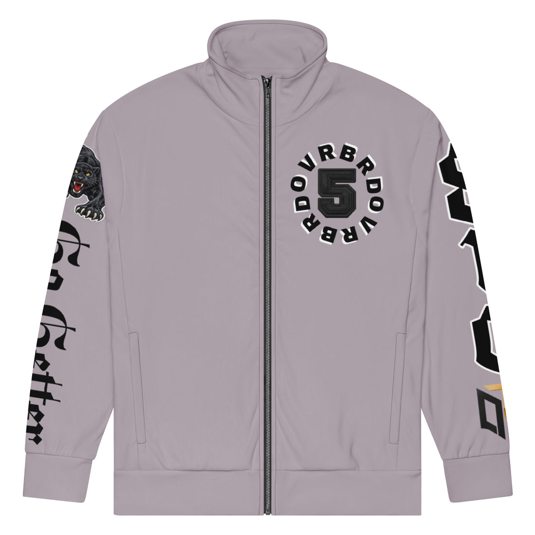 OVRBRD Panther Track Jacket — Ash — front view