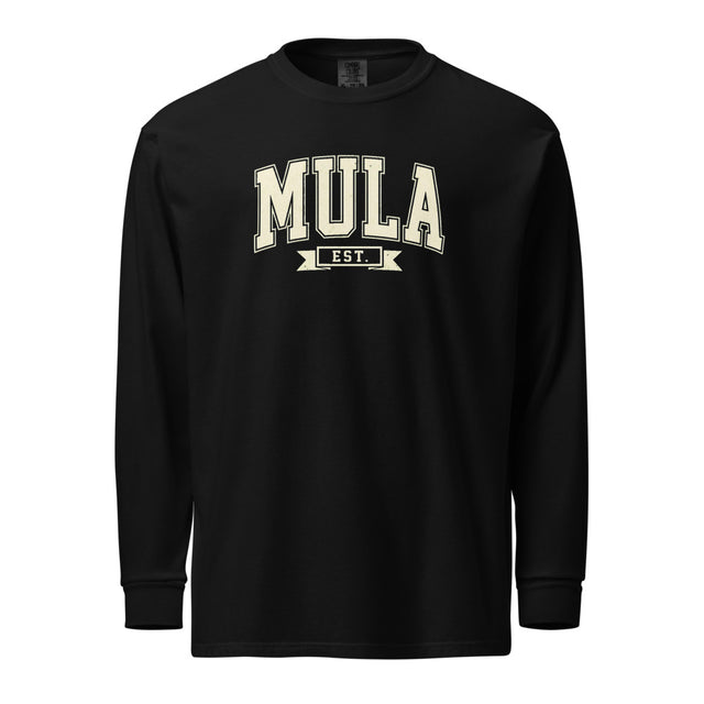 MULA Varsity Long Sleeve — black