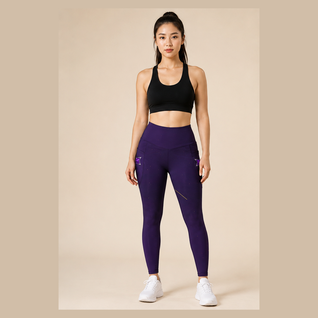 Leggings — BlanK B pocket, front