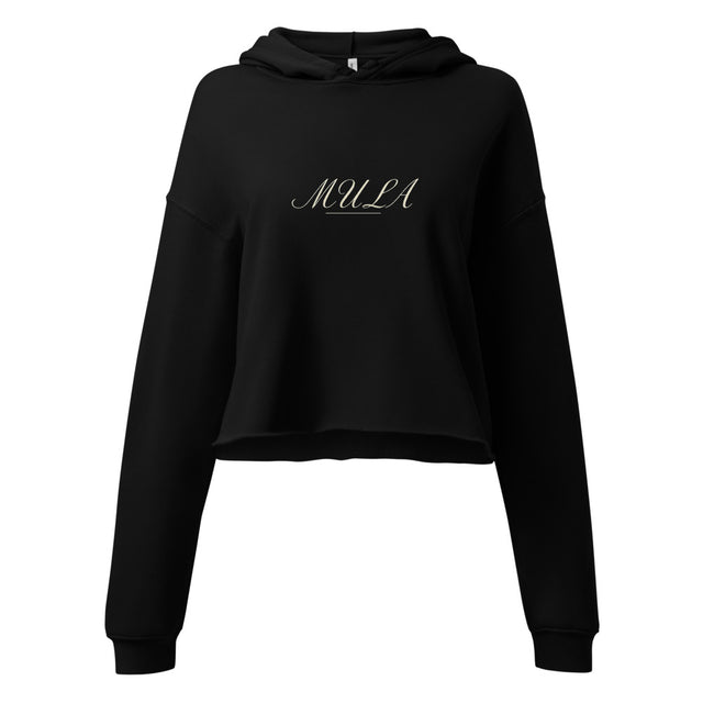 MULA Script Crop Hoodie