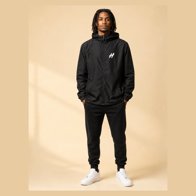 HESY windbreaker - model front