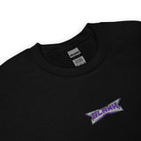 BlanK Big-Chest Embroidery Crewneck — Island Boy — detail view