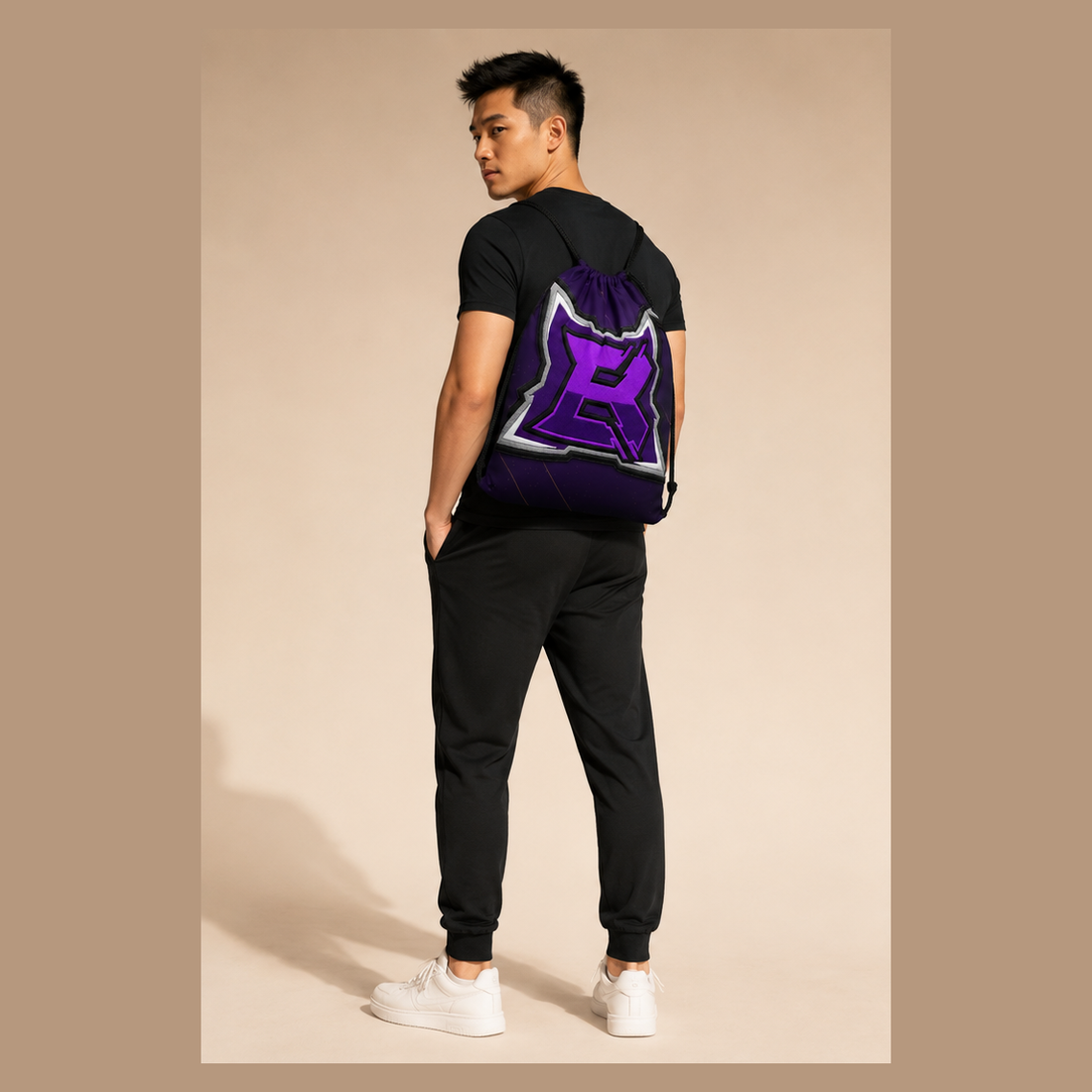 BlanK drawstring purple — worn