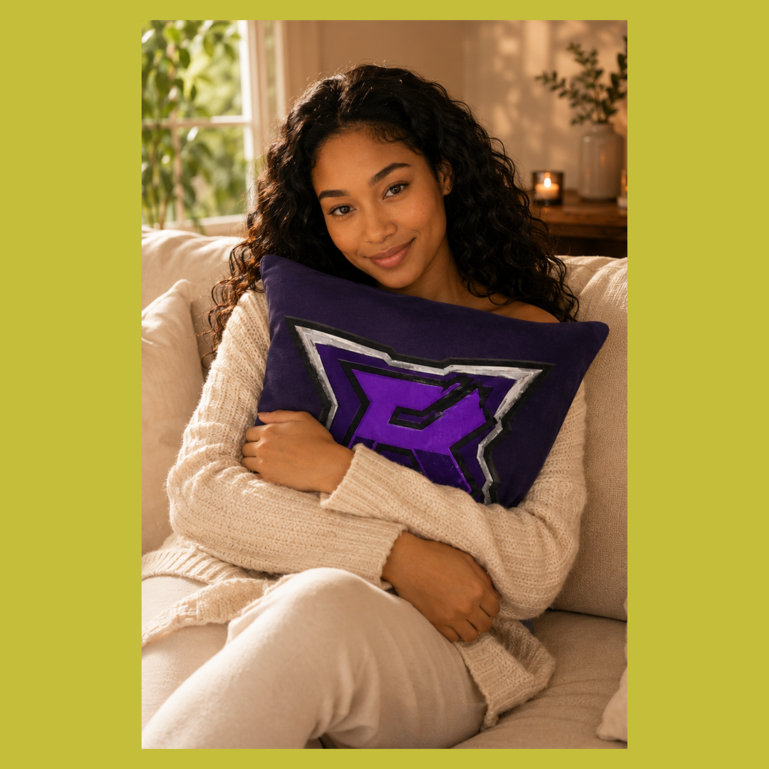 BlanK B pillow — cozy