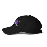 Embroidered Dad Hat — BLANK Wordmark + B Side Patch — left view