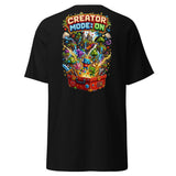 Built Different Voxel Tee — Block Art, Creator Mode Back Print — back view
