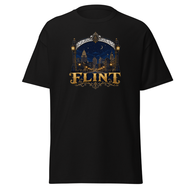 Flint Never-Ending Night — Arches & Stars Tee — original Flint design by DreamToMerch
