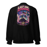 Last One Standing Crewneck — Battle Royale Art, Front & Back — back view
