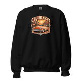 Cruise Night — Classic Car Show Crewneck — original Flint design by DreamToMerch