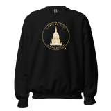 Capital City Lansing — Monoline Dome Crewneck — original Lansing design by DreamToMerch
