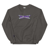 BlanK Big-Chest Embroidery Crewneck — Island Boy Back — front view