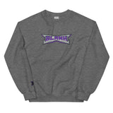BlanK Big-Chest Embroidery Crewneck — Island Boy Back — front view