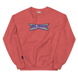 BlanK Big-Chest Embroidery Crewneck — Island Boy Back — front view