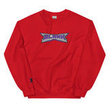 BlanK Big-Chest Embroidery Crewneck — Island Boy Back — front view