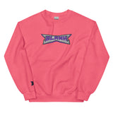 BlanK Big-Chest Embroidery Crewneck — Island Boy Back — front view