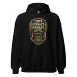 Extraction Crew Hoodie — Leave No Squad Behind Back Print — front view