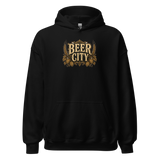 Beer City — Hops & Wheat Vintage Hoodie — original Grand Rapids design by DreamToMerch