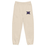 BlanK B Monogram Embroidered Sweatpants — front view
