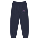 BlanK B Monogram Embroidered Sweatpants — front view