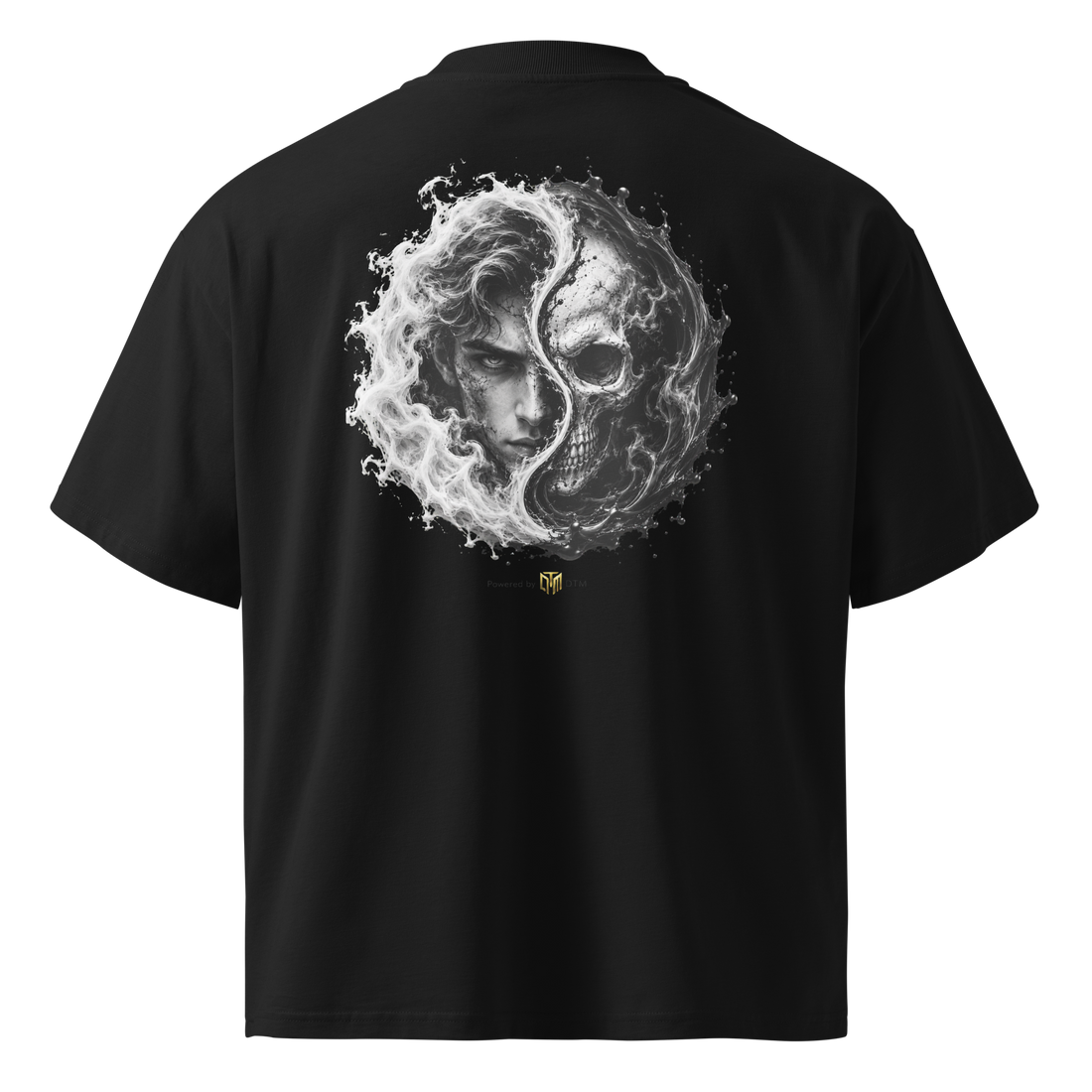 YIN & YANG — Oversized High-Neck Tee