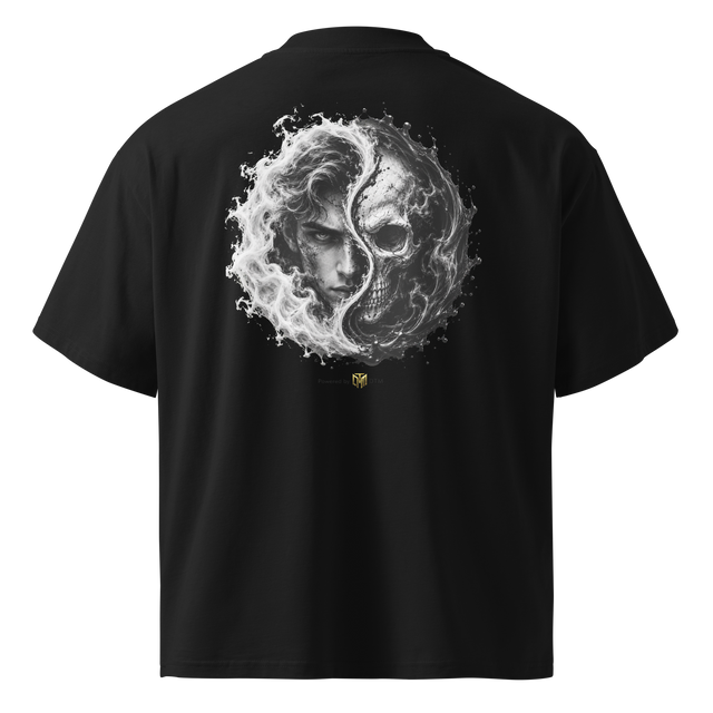 YIN & YANG — Oversized High-Neck Tee
