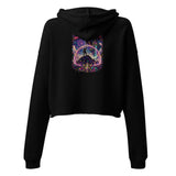 Where We Droppin Crop Hoodie — Victory Fireworks Back Print — back view