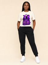 Model wearing BlanK Iso Me Crop Top — front